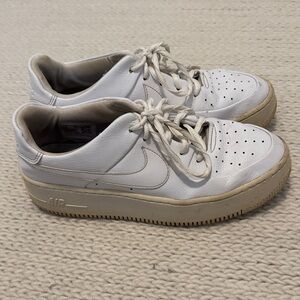 Nike Air Force 1 White Sneakers